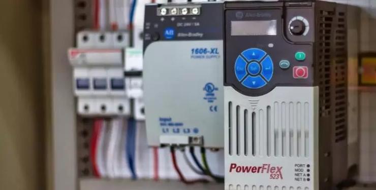 VFD Machine connected to a PLC