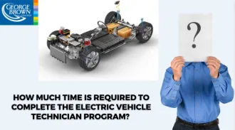 A man asking about the duration of the EV program