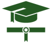 icon of graduate cap and scroll