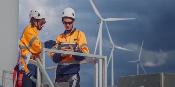 maintenance-team-Working-Discussing-Inspection-Wind-Turbine-Powe-Station